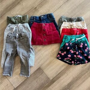 Assorted Kids Shorts, Skirts, & Pants